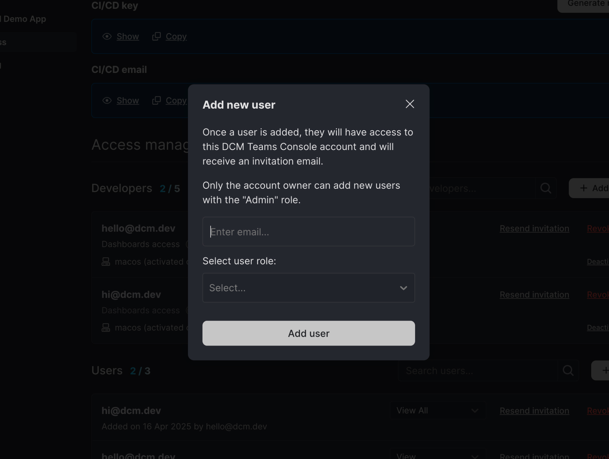 Add User Modal