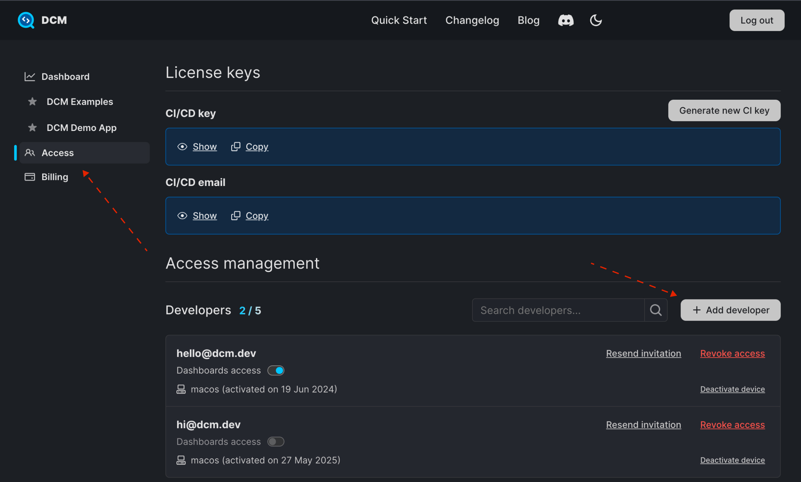 Add Developer