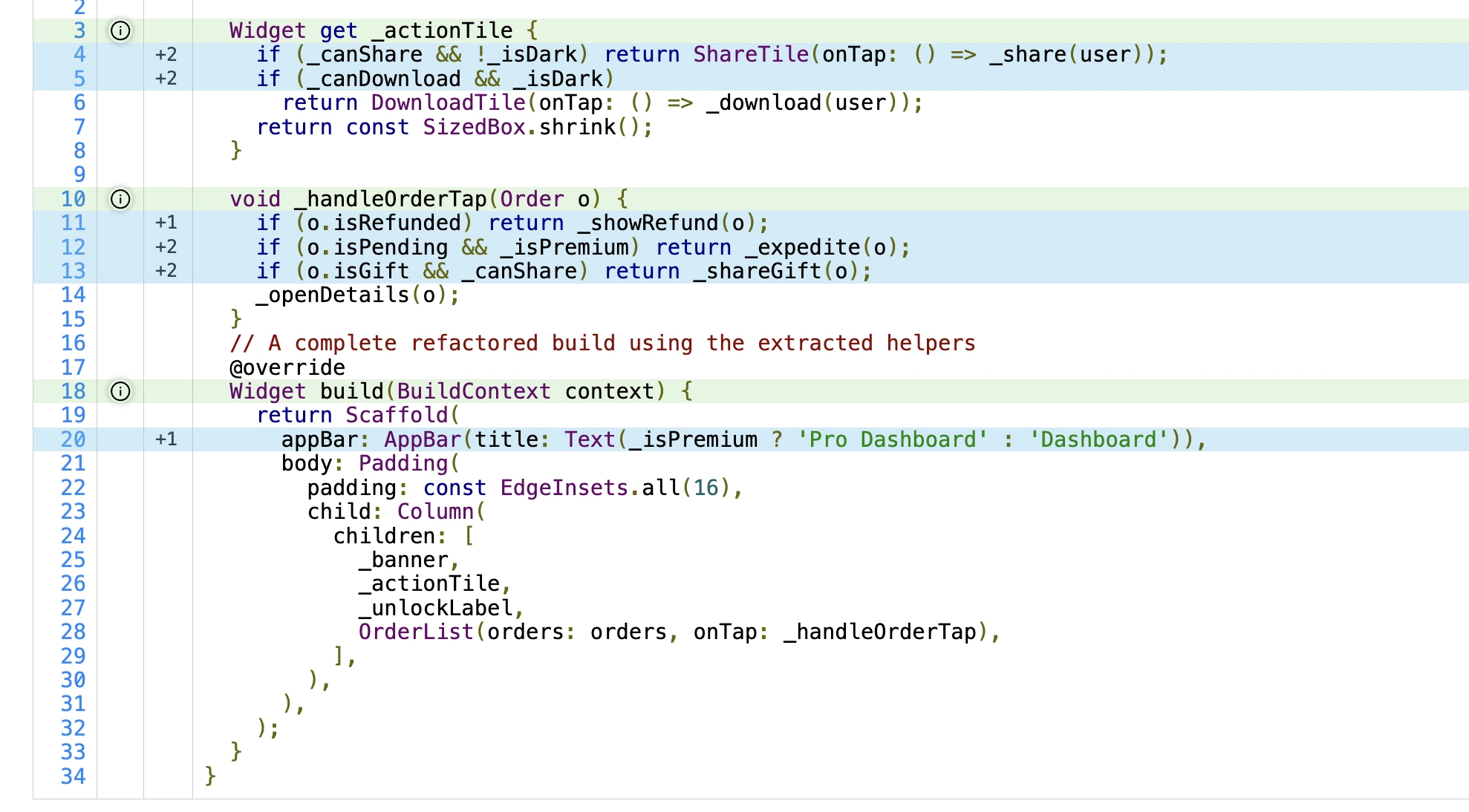 COC after refactoring
