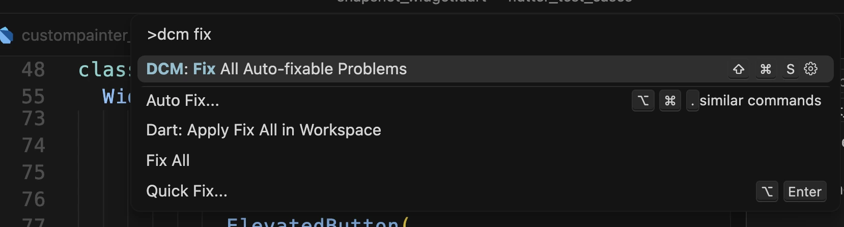 Cursor DCM Auto Fix All