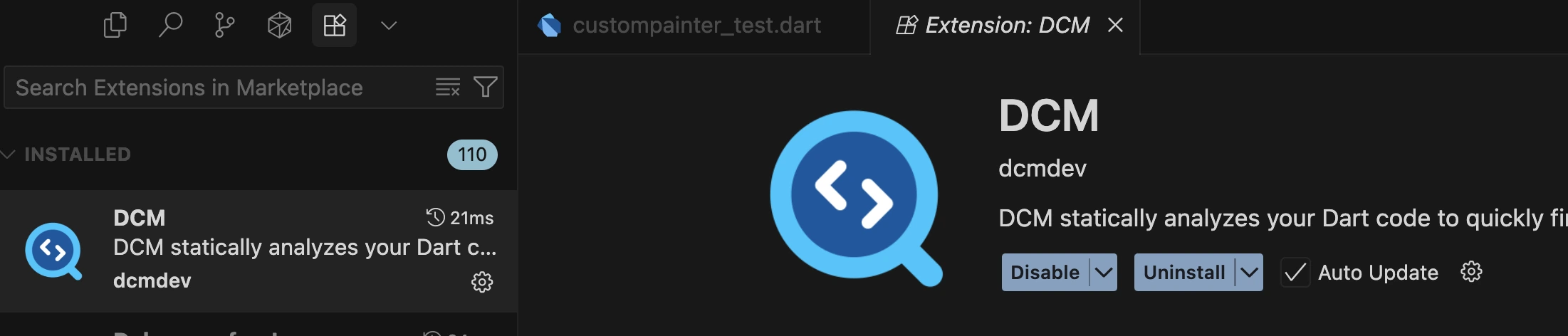Cursor DCM Extension