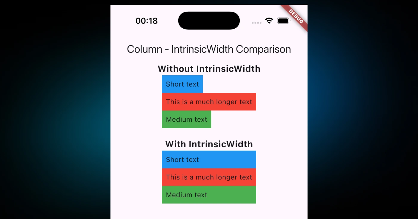 intrinsic width column