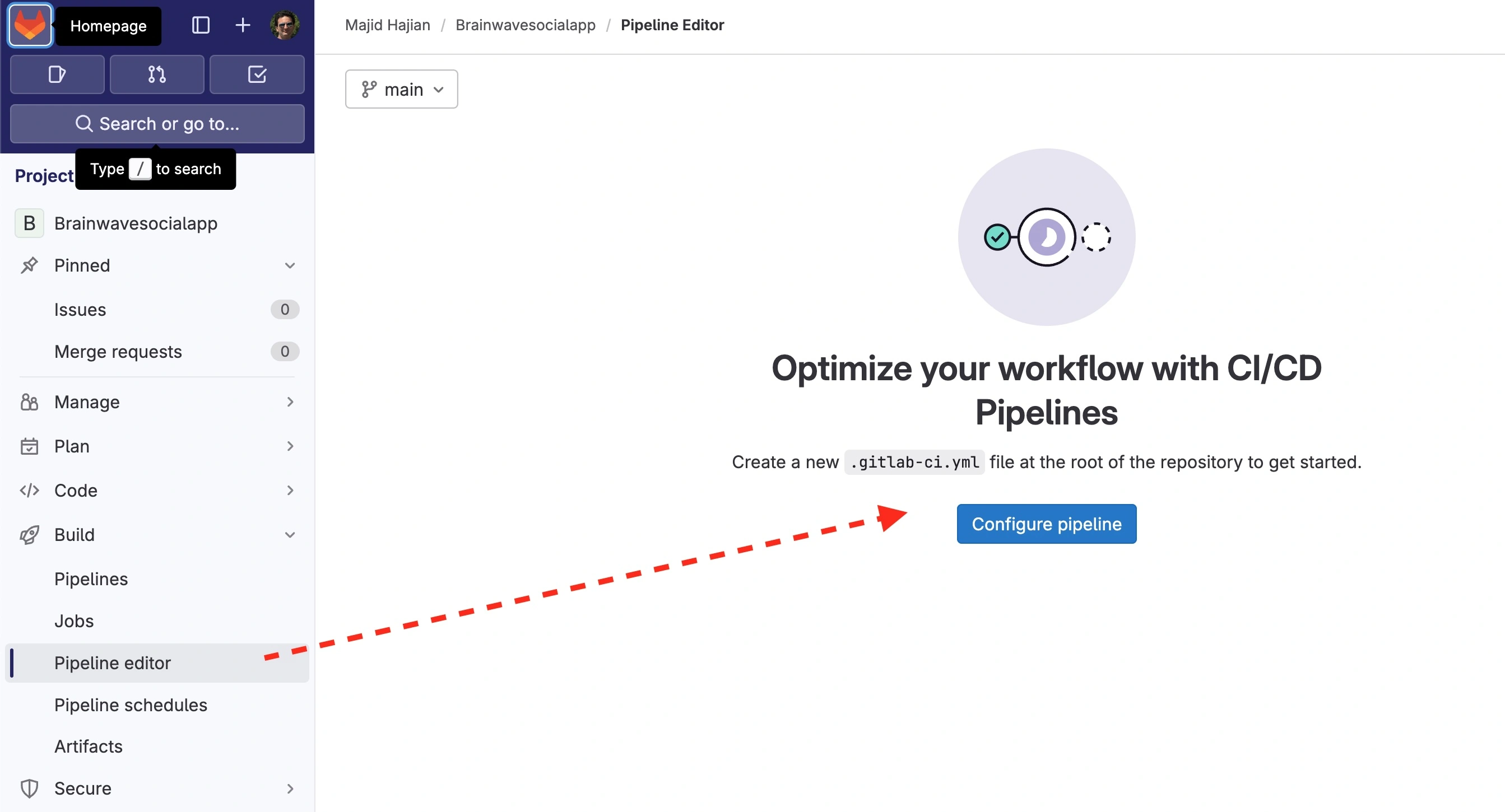 Gitlab pipeline